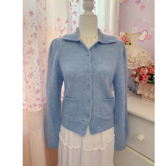 &Other stories Collared Knit Cardigan - Picture 7 of 8